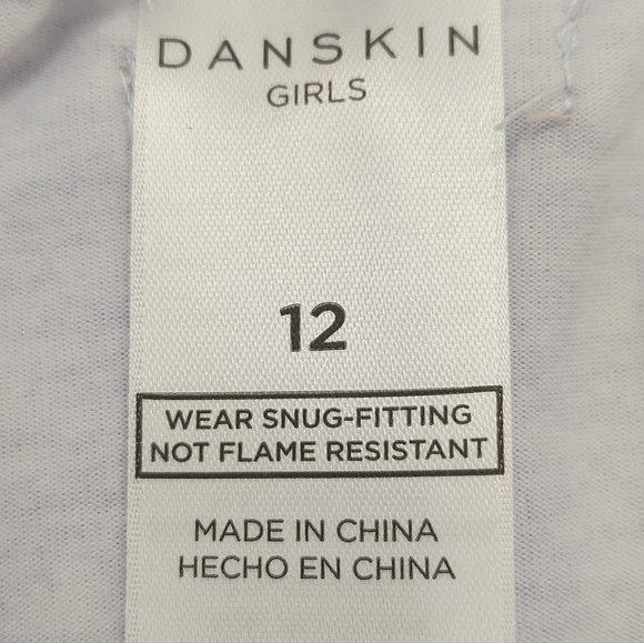 Danskin Girls Snug Fit Blue Size 12 NWOT - Picture 6 of 7